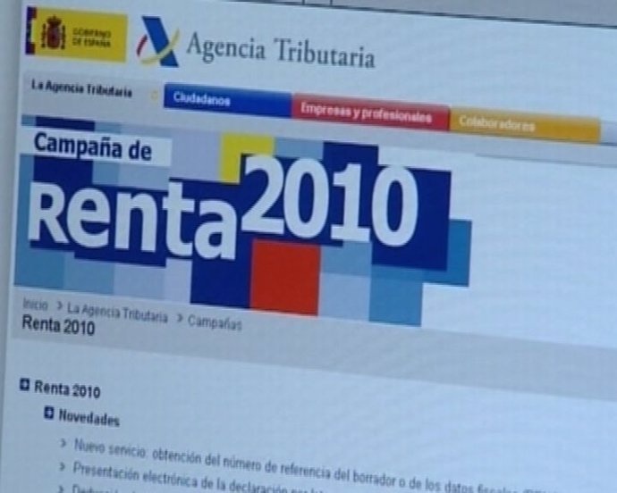 Campaña de la declaración de la renta 2010.
