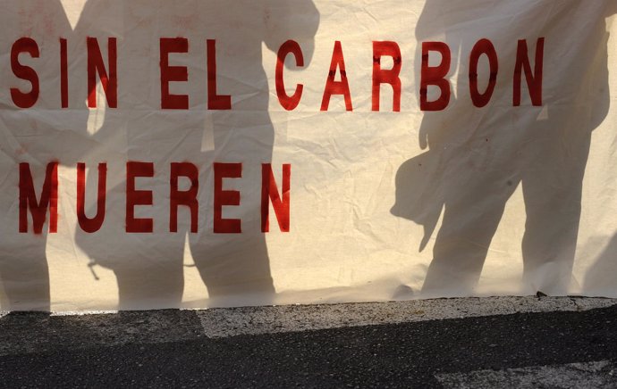SPAIN/ Mineros protestan por el carbón