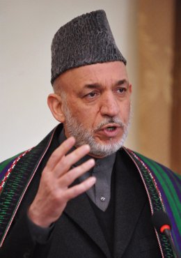 Hamid Karzai, presidente de Afganistán