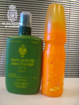 Envases Con La Cocaína Líquida
