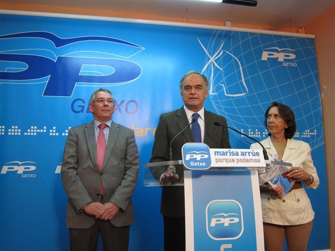 Esteban González Pons, Junto A Dirigentes Del PP De Bizkaia.