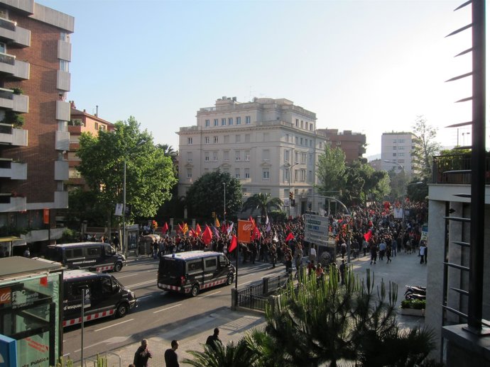 Mossos D'esquadra, Manifestación 1 De Mayo