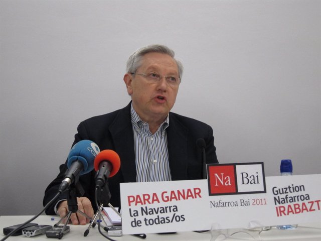 El Candidato De Nafarroa Bai 2011 Al Parlamento De Navarra, Patxi Zabaleta.