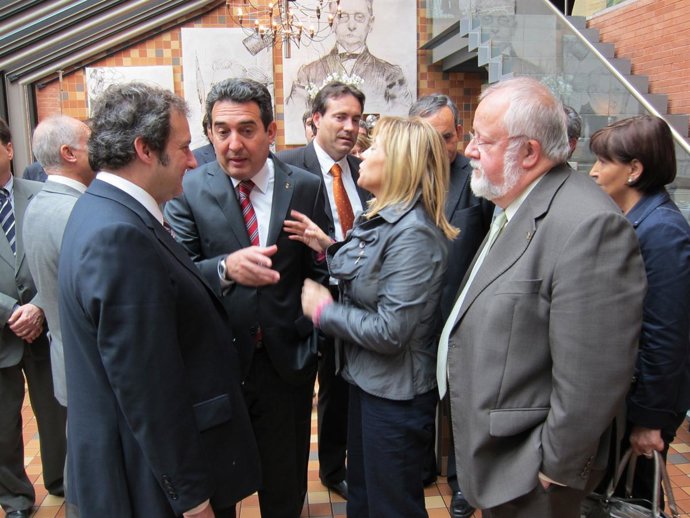 J.Ortega, J.Hereu, M.Bustos y S.Esteve