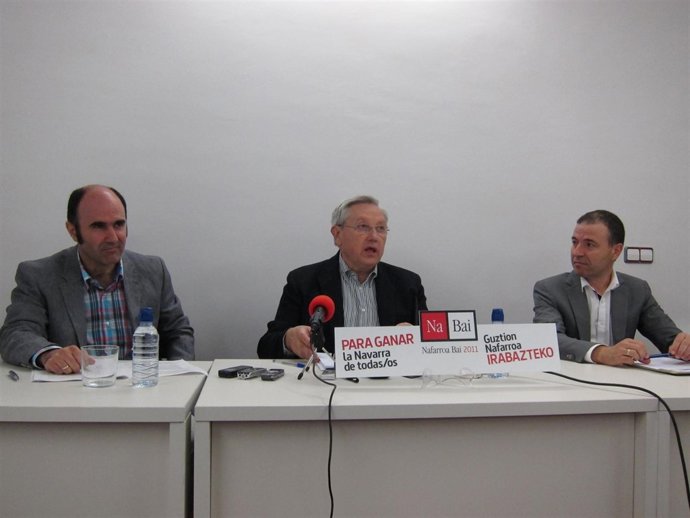 Manu Ayerdi, Patxi Zabaleta, Y Juan Carlos Longás, De Nabai 2011.