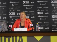 Tenis/Madrid.- Sharapova: "Intento ser positiva pase lo que pase"