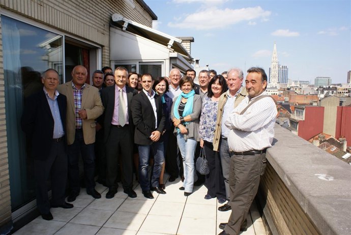 Alcaldes Cuencas Mineras Con Eurodiputados PSOE