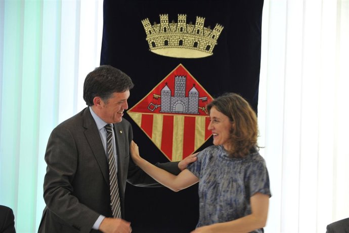 Lluís Recoder Y Mercè Conesa, Ex Alcalde Y Alcaldesa De Sant Cugat