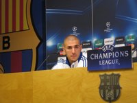 Fútbol/Liga Campeones.- Benzema: "Vamos a ir a atacar para marcar"