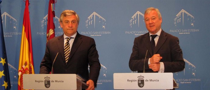Antonio Tajani Y Ramón Luis Valcárcel