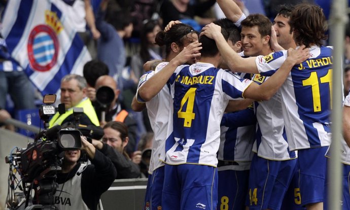 El Espanyol Celebra Un Gol