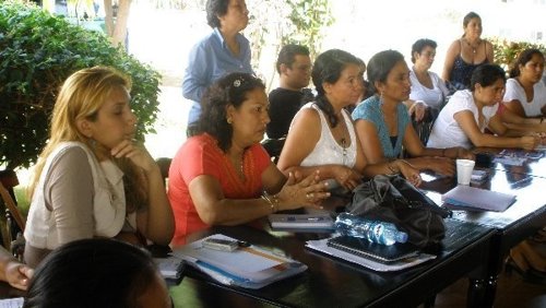 Momento De Un Taller De La Red De Mujeres Ciudadanas En Ticuantepe (Nicaragua)
