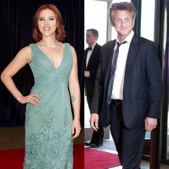 Montaje De Scarlett Johansson Y Sean Penn