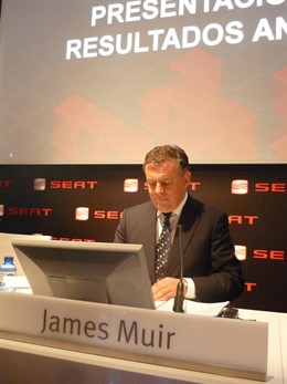 El presidente de Seat, James Muir