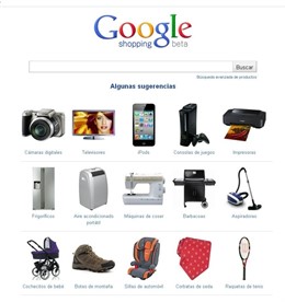 Web Google Shopping