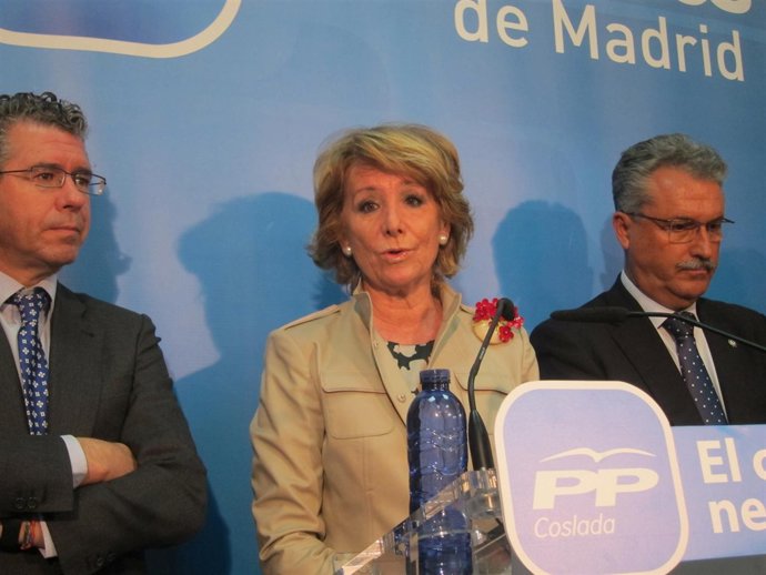 Aguirre En El Comité De Dirección Del PP De Madrid En Coslada
