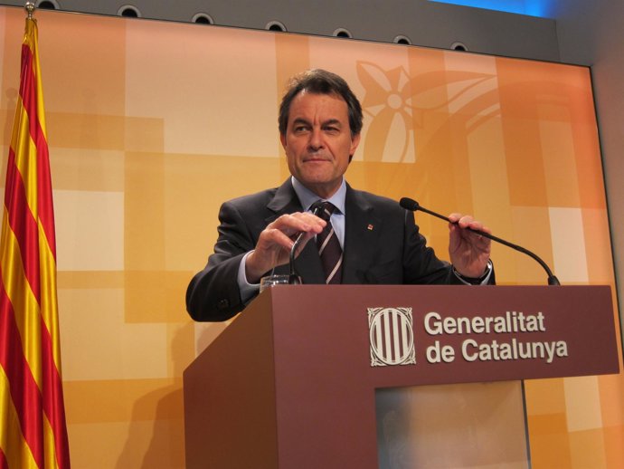 Artur Mas Comparece Tras El Consell Executiu
