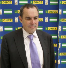 El Presidente Del Consejo Territorial De La ONCE En Andalucía, Ventura Pazos