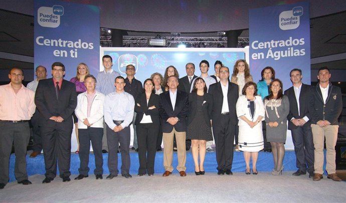 Presentación De La Candidatura Del PP De Águilas