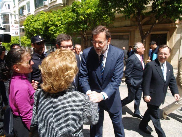 Rajoy, durante su visita a Ceuta