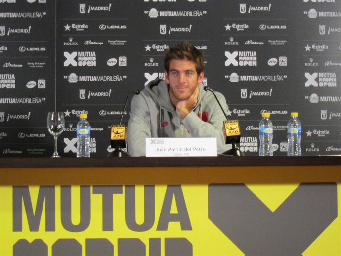 Del Potro En Rueda De Prensa 