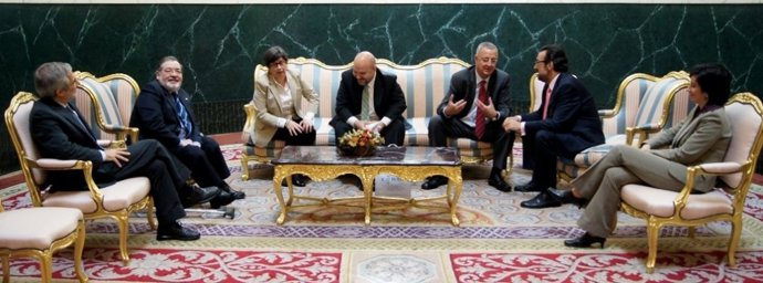 Delegación Del Cermi Se Reúne Con Jesús Caldera Y Gaspar Llamazares