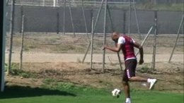 Kanouté, En Un Entrenamiento