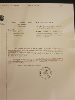 Escrito Del Constitucional