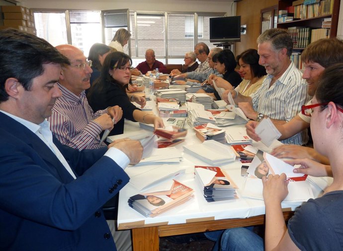 PSOE-Huesca Preparativos 22-M