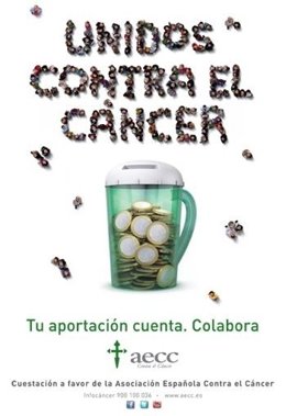 Cartel De La AECC Para La Cuestación