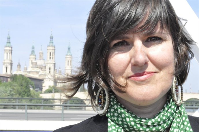 La Concejal De Turismo De Zaragoza, Elena Allué.