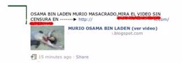 Fraude En Facebook Muerte Bin Laden