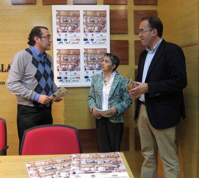 Presentación De La Feria De Arte Y Artesanía De Pedrajas (Valladolid).