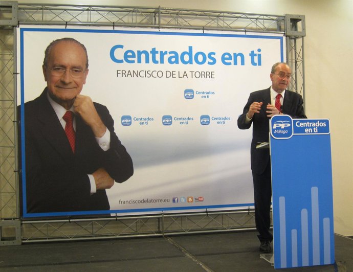 Francisco De La Torre En La Presentación De Los 20 Proyectos Singulares Del PP