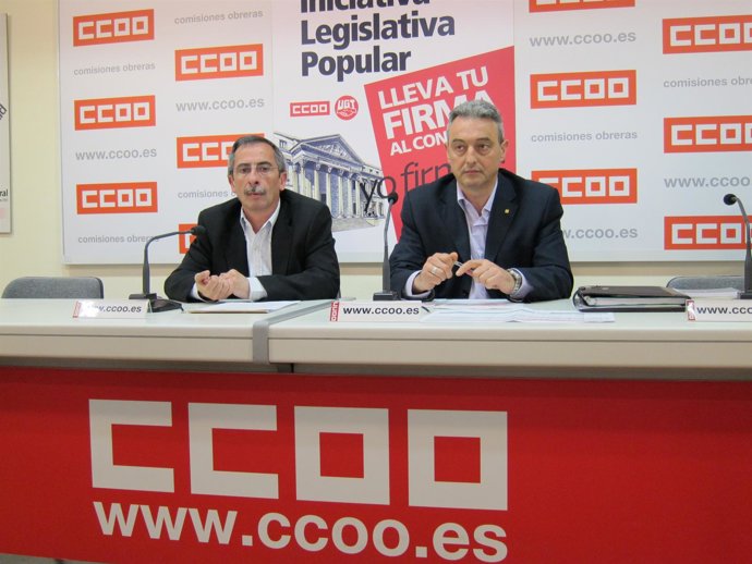 Ramón Górriz Y Jesús Villar Durante La Rueda De Prensa