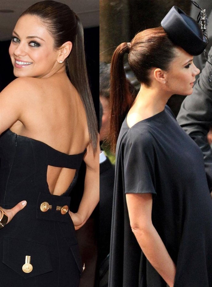 Montaje Mila Kunis Y Victoria Beckham