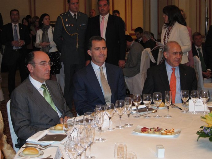 El Príncipe Felipe Y El Presidente De Iberdrola, Ignacio Sánchez Galán