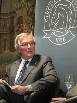 Xavier Trias En El Círculo Ecuestre De Barcelona