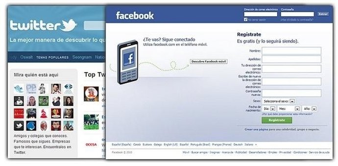 Twitter Y Facebook Por Europa Press 