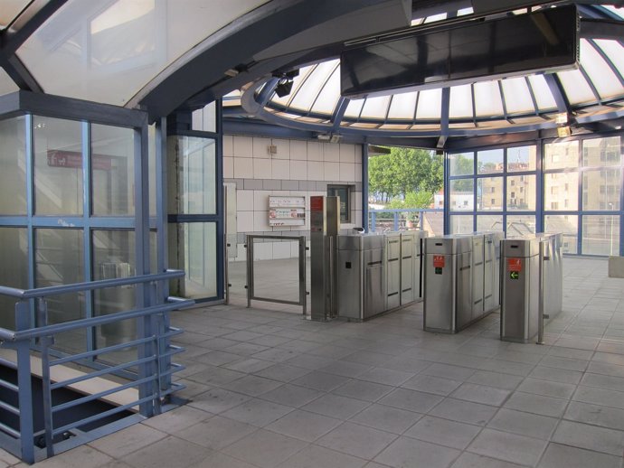Estación De Metro En Urbinaga, Sestao