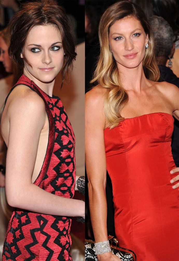 Montaje Gisele Bundchen Y Kristen Stewart