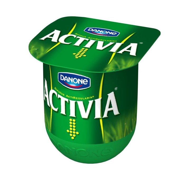 Envase Redondo Activia (Danone)