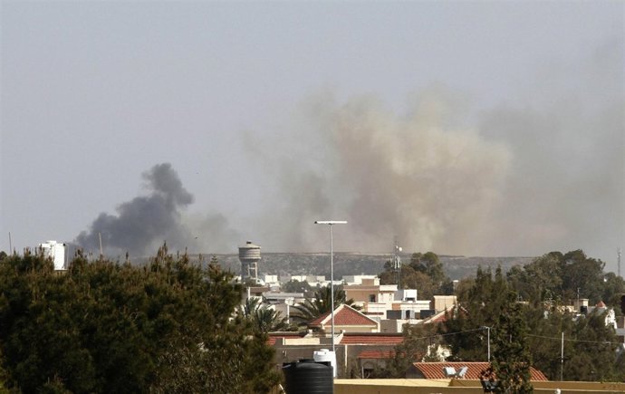 Bombardeo Sobre Libia