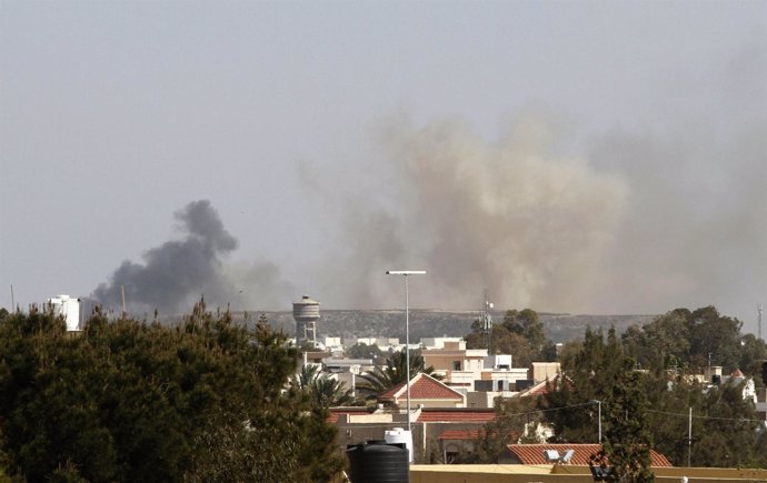 Bombardeo Sobre Libia