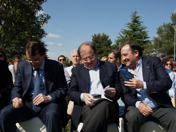 Alfonso F. Mañueco,  Juan Vicente Herrera Y Julián Lanzarote