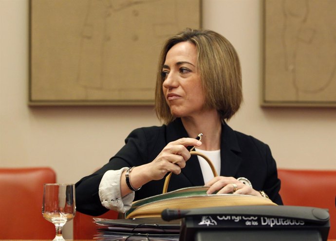 Carmen Chacón, Compareciendo En La Comisión De Defensa