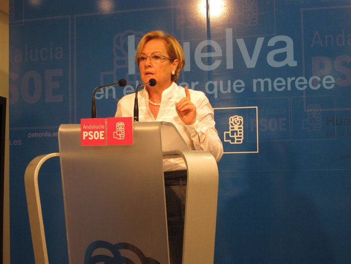La Candidata Socialista A La Alcaldía De Huelva, Petronila Guerrero.