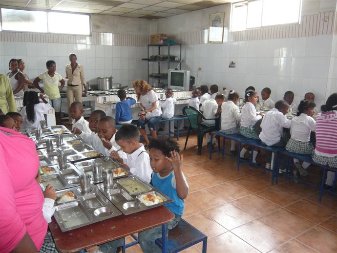 Imagen Del Nuevo Comedor De Isla Trinitaria