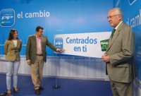 Arenas realizará 65 actos durante la campaña, con la presencia de Rajoy en Sevilla, Huelva y Málaga