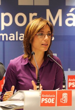 La candidata del PSOE a la Alcaldía de Málaga, María Gámez